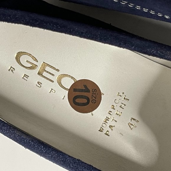 Geox | Men's Siron Navy Suede Slip On Loafers - Picture 5 of 6